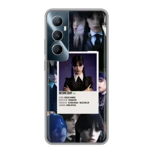 Чохли Венсдей на Realme C65 Уенсдей (AlphaPrint) (колаж Венздей)