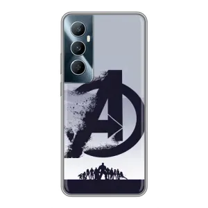 Чохли з героями Марвел Realme C65 (VPrint) (Команда А)