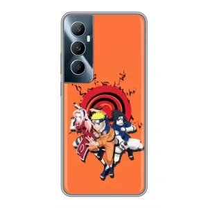 Naruto Anime Чохли для Реалмі С65 (AlphaPrint) (команда Наруто)