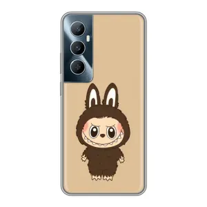 Чехол с Лабубу на Realme C65 (Bored Ape в красном)