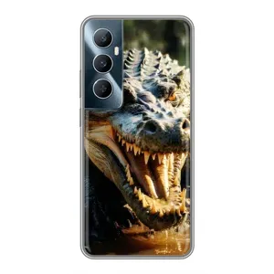 Чехол с принтом «Опасный крокодил» для Realme C65
