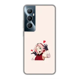 Чохли Персонажі Аніме Наруто для Realme C65 (AlphaPrint) (Лайк Сакура)