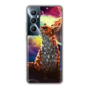 Чохли з картинкою Лисичка для Realme C65 (VPrint) (Лисичка в космосі)