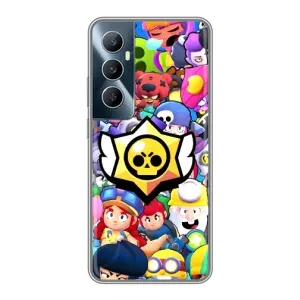 Чехол для Realme C65 Бравл Старс (VPrint) (Лого Brawl Stars)