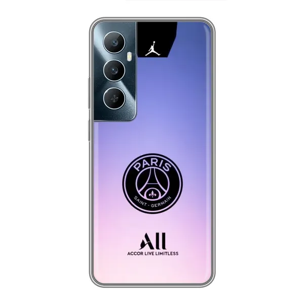 Чохол з принтом «лого PSG» для Realme C65 Чохол з принтом «лого PSG» для Realme C65