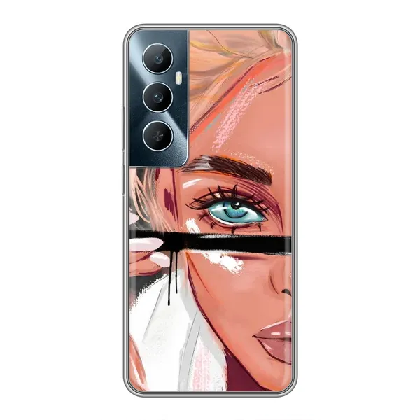 Чехол с принтом «Макияж» для Realme C65