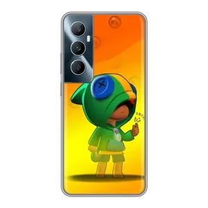 Чехол для Realme C65 Бравл Старс (VPrint) (Хлопчик Леон)
