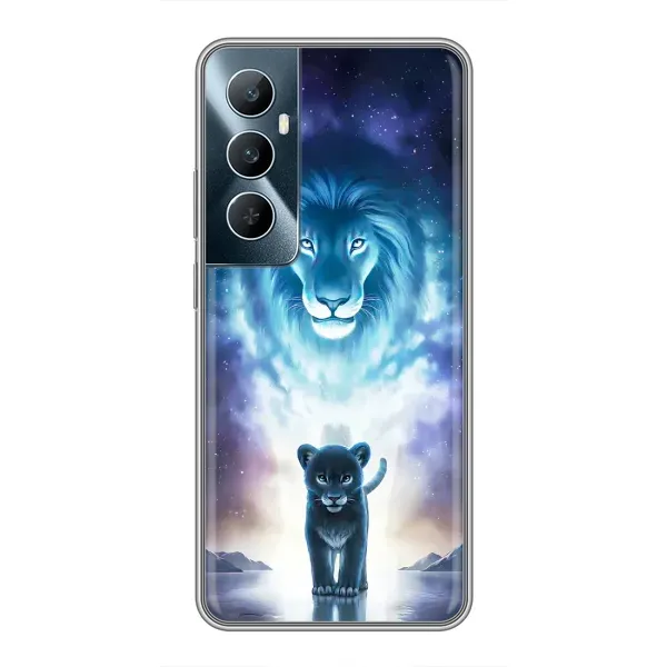 Чехол с принтом «Маленький лев» для Realme C65 Чехол с принтом «Маленький лев» для Realme C65