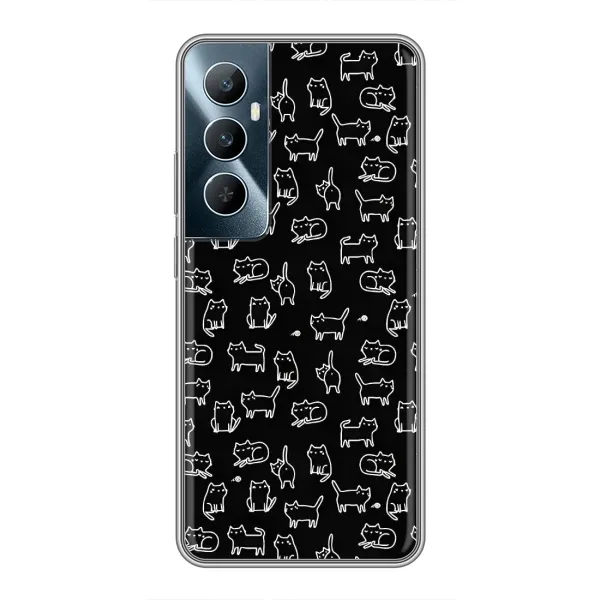 Чехол с принтом «Меленькие котики» для Realme C65