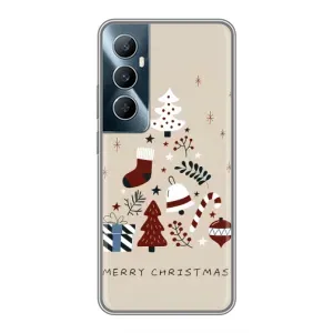 Різдвяні, Святкові Чохли для Реалмі С65 (Merry Christmas)