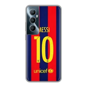 Чехлы Месси для Realme C65 (AlphaPrint) (Messi Barca 10)