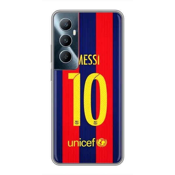 Чехол с принтом «Messi Barca 10» для Realme C65