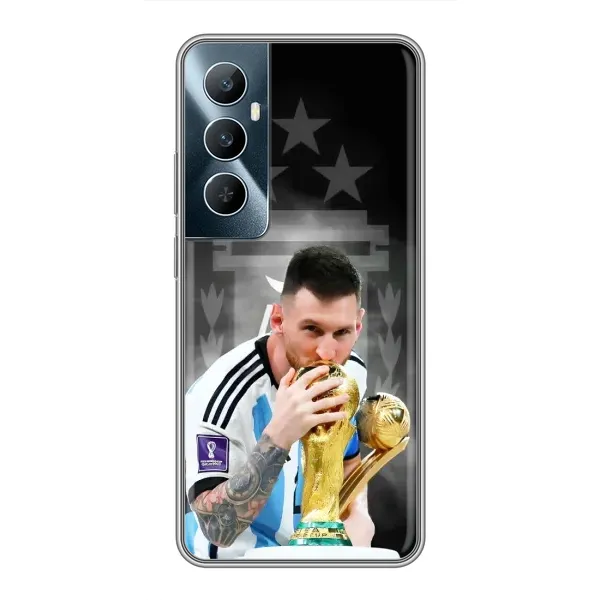 Чехол с принтом «Месси Чемпион» для Realme C65