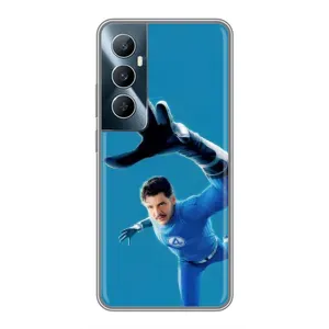 Чохол з принтом Фантастична четвірка для Realme C65 (Містер Фантастік супергерой)