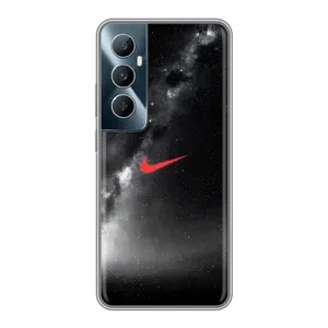 Чохол для Realme C65 - з принтом Найк (AlphaPrint) (Найк червоний)