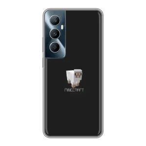 Чохол Майнкрафт на Realme C65 (AlphaPrint) Minecraft (Овечка Майнкрафт)