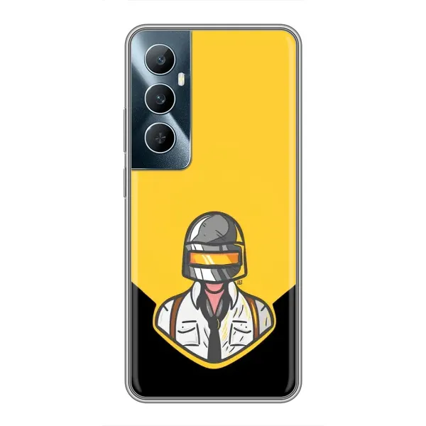 Чехол с принтом «Пабг в шлеме» для Realme C65