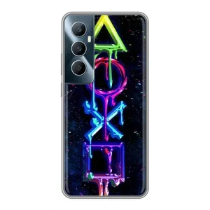 Чохли з тематикою Кіберспорт для Realme C65 (VPrint) (Pleystation лого)