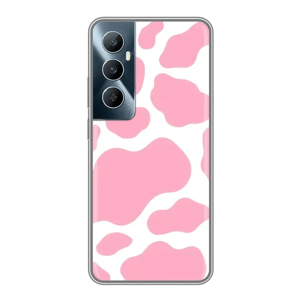 Чехол с принтом «Розовый принт» для Realme C65
