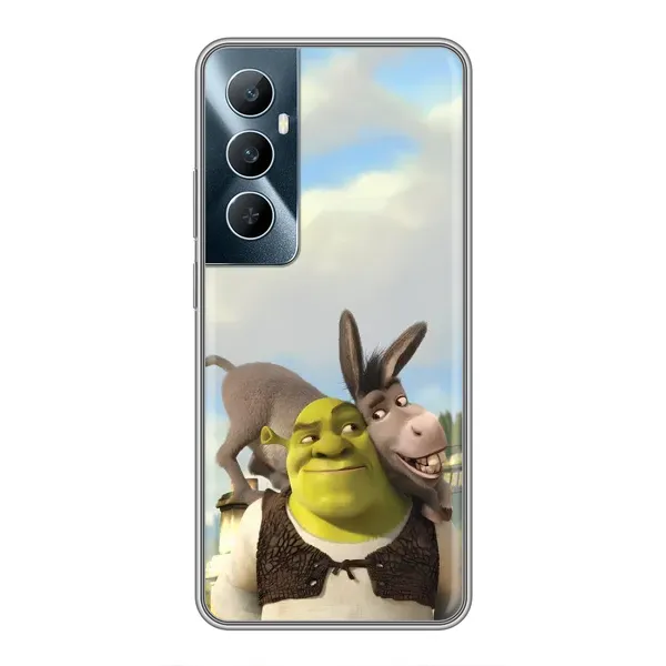 Чохол з принтом «Шрек та Осел» для Realme C65 Чохол з принтом «Шрек та Осел» для Realme C65