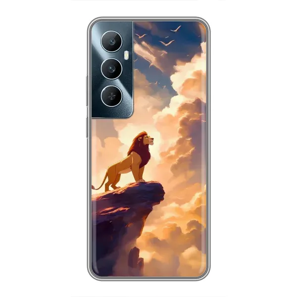 Чехол с принтом «Симба на скале» для Realme C65