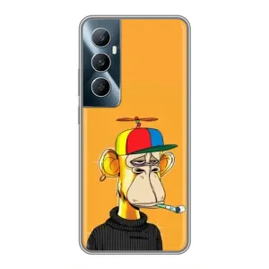 Чохли з Мавпами NFT для Realme C65 (AlphaPrint) (Нудна мавпа NFT)