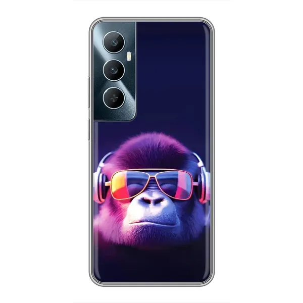 Чохол з принтом «Стильна мавпа» для Realme C65 Чохол з принтом «Стильна мавпа» для Realme C65