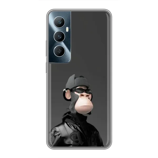 Чохол з принтом «стильна мавпа NFT» для Realme C65