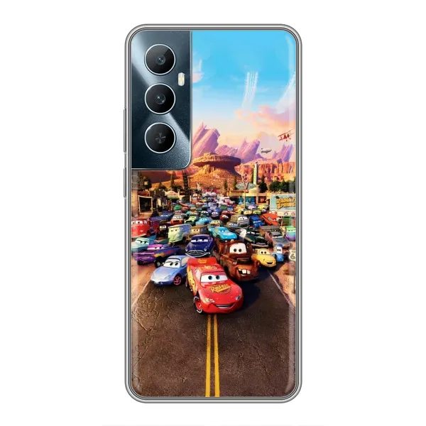 Чохол з принтом «Тачки на трасі» для Realme C65 Чохол з принтом «Тачки на трасі» для Realme C65