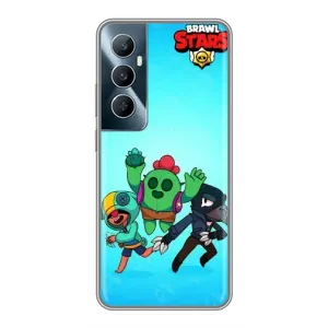 Чехлы Brawl Stars для Realme C65 (AlphaPrint) (Тріо героїв)