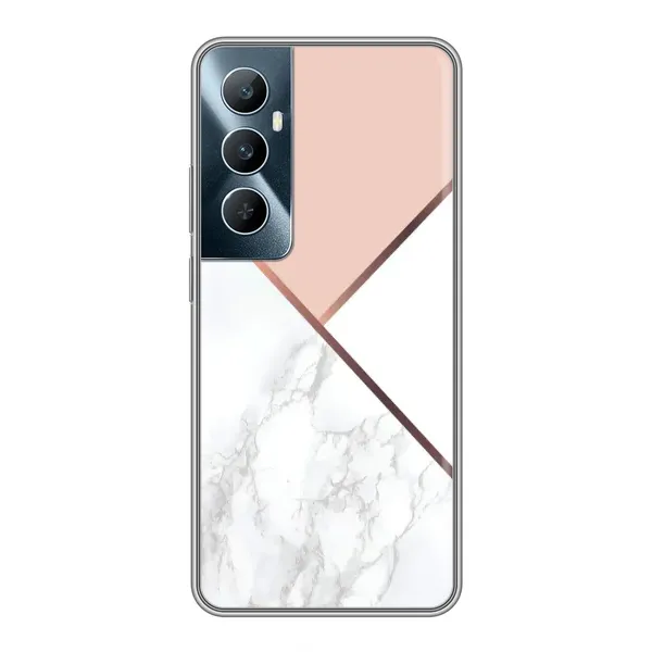 Чехол с принтом «Тройной мрамор» для Realme C65 Чехол с принтом «Тройной мрамор» для Realme C65