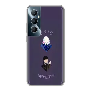 Чохли Венсдей на Realme C65 Уенсдей (AlphaPrint) (Венздей і подруга)