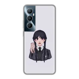 Чохли Венсдей на Realme C65 Уенсдей (AlphaPrint) (Венздей і Річ)