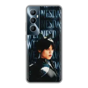 Чохли Венсдей на Realme C65 Уенсдей (AlphaPrint) (Венздей кішка)