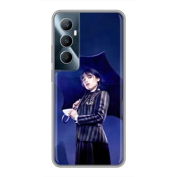 Чохол з принтом «Венздей з парасолькою» для Realme C65