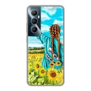 Чохол для Патріота України Realme C65 - (AlphaPrint) (Україночка)