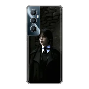 Чохол з дизайном Венздей 2 на Realme C65 (Темний стиль Венздей)
