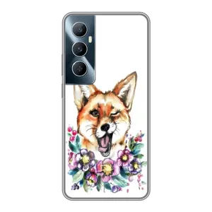 Чохли з картинкою Лисичка для Realme C65 (VPrint) (Весела лисичка)