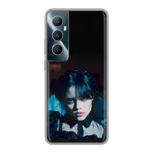 Чохли Венсдей на Realme C65 Уенсдей (AlphaPrint) (погляд Венздей)