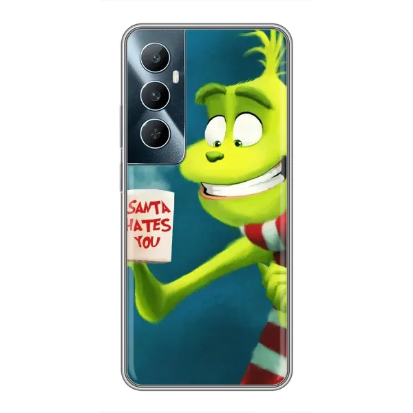 Чехол с принтом «Зеленый Гринч» для Realme C65