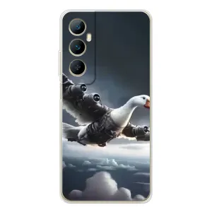 Чехол с мемом Тралалело тралала на Realme C66 (Бомбардини гусини)