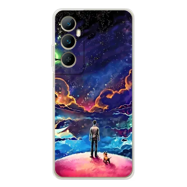 Чохол з принтом «Вид Галактики» для Realme C66
