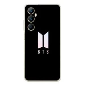 Чехлы BTS для Realme C66 (AlphaPrint) (Лого BTS)