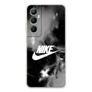 Чехол для Realme C66 - с принтом Найк (AlphaPrint) (Лого Найк)