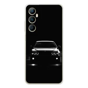Чехол для Реалми С66 - с принтом БМВ (AlphaPrint) (Машина BMW)