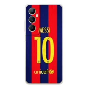 Чехлы Месси для Realme C66 (AlphaPrint) (Messi Barca 10)