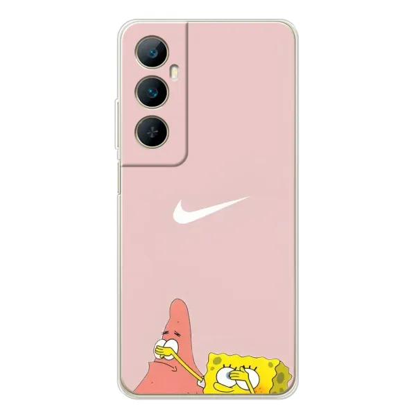 Чехол с принтом «Патрик и Губка» для Realme C66