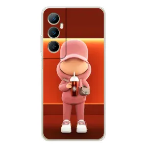 Крутые Чехлы Луи Виттон для Realme C66 (AlphaPrint) (С Кофе)