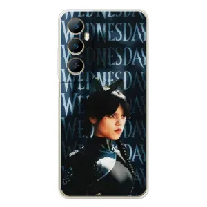 Чохли Венсдей на Realme C66 Уенсдей (AlphaPrint) (Венздей кішка)