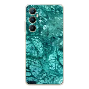 Мраморний чехол на Realme C66 (VPrint) (Зелений мрамор)